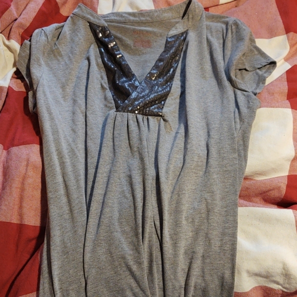 Merona Grey Shirt - Picture 1 of 2